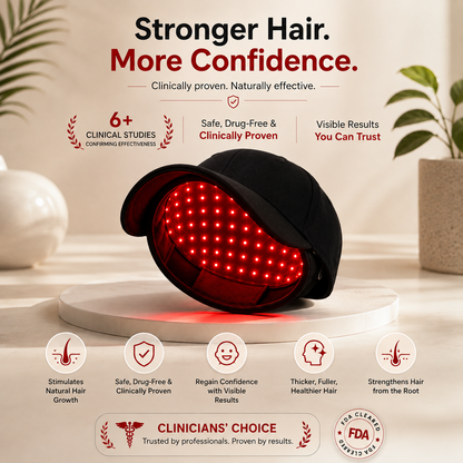 Red Light Therapy cap + Hair Regrowth Kit™