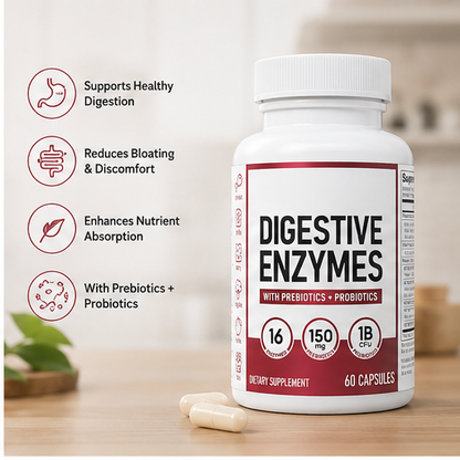 GutEase+ — Digestive Enzymes