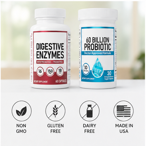 GutEase+ — Digestive Enzymes